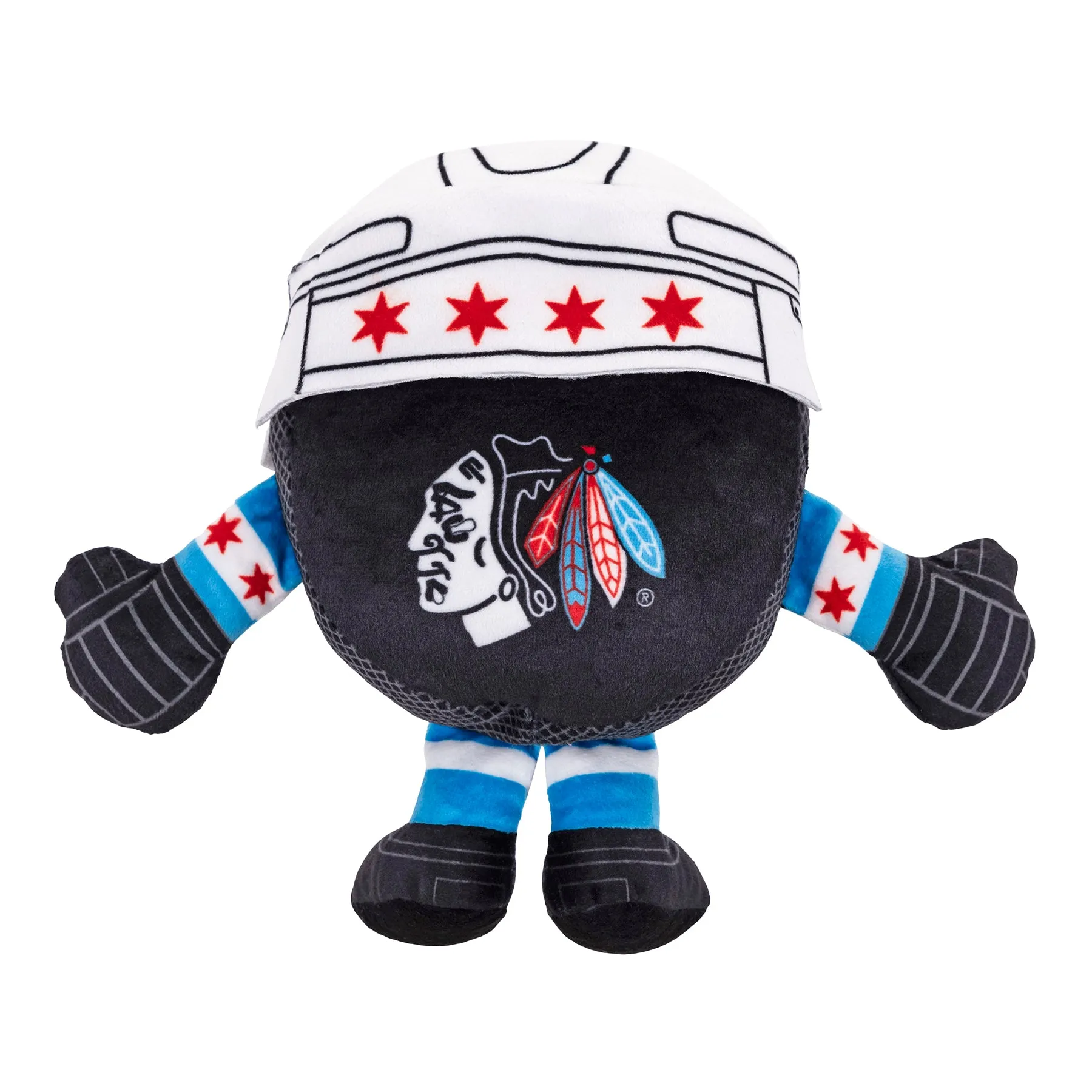 Chicago Blackhawks 8" Kuricha Hockey Puck Plush (4 Stars)