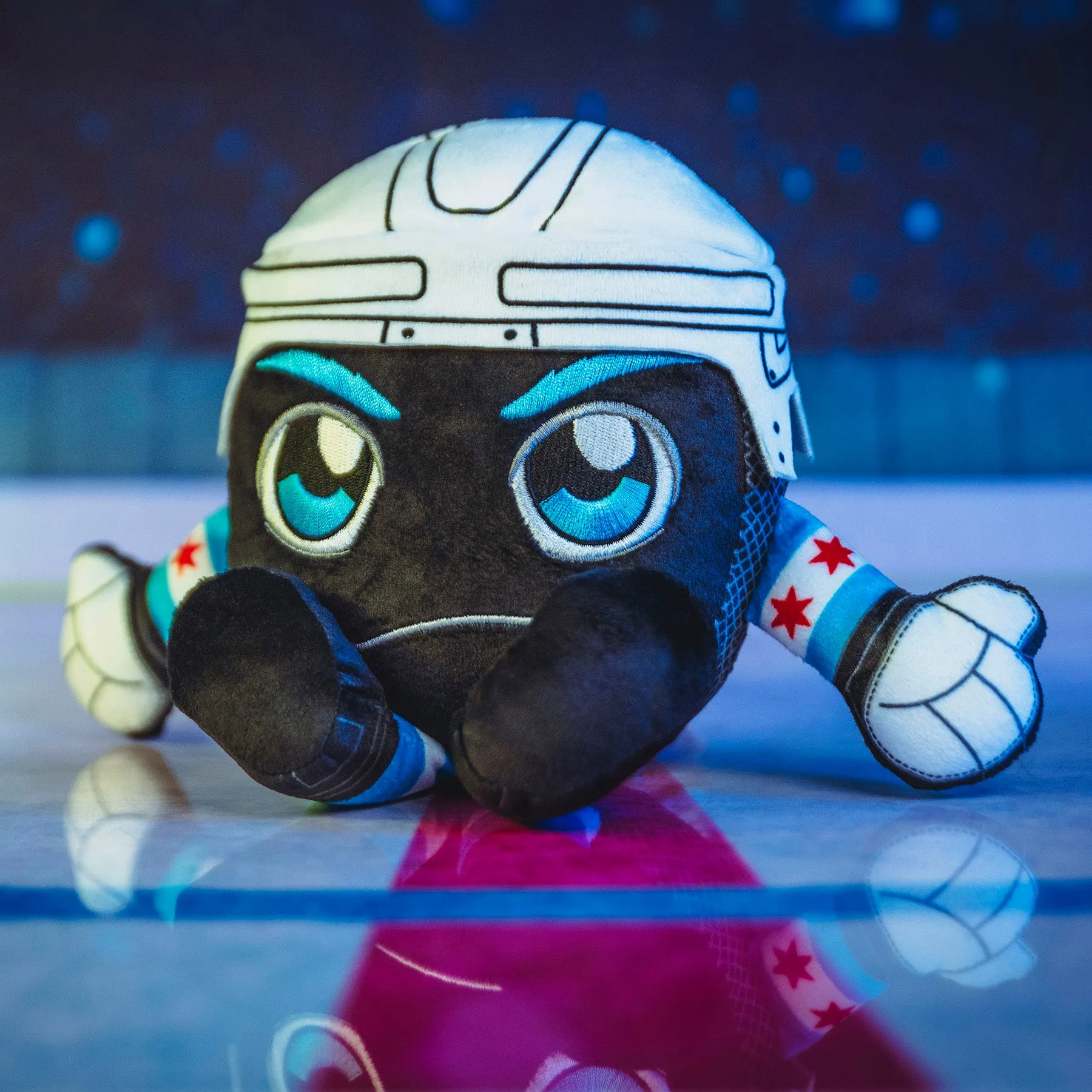 Chicago Blackhawks 8" Kuricha Hockey Puck Plush (4 Stars)
