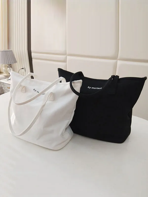 Chicmy-Casual Simple Letter Printed Tote Bag
