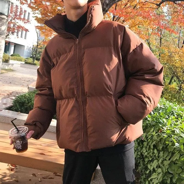 Chicmy-Korean style, Korean men's outfit, minimalist style, street fashion No. 241 OVERSIZE PUFFER JK