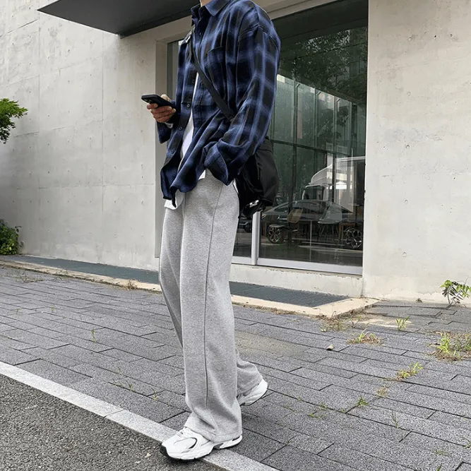Chicmy-Korean style, Korean men's outfit, minimalist style, street fashion No. 520 PLAID SHI