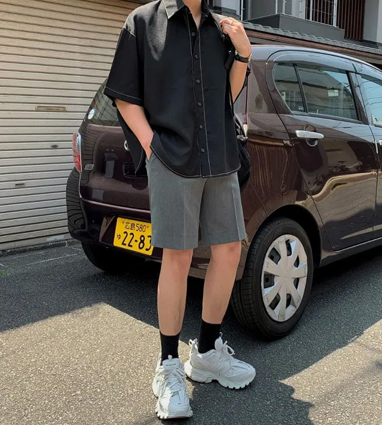 Chicmy-Korean style, Korean men's outfit, minimalist style, street fashion NO. 552 SHOS