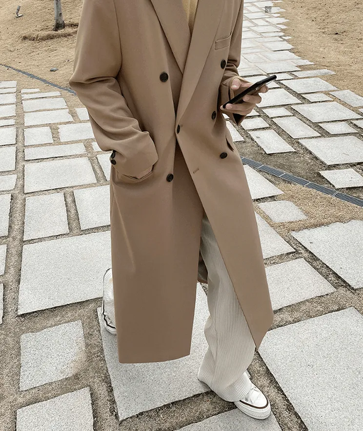 Chicmy-Korean style, Korean men's outfit, minimalist style, street fashion No. 922 PLEATED WIDE PANTS