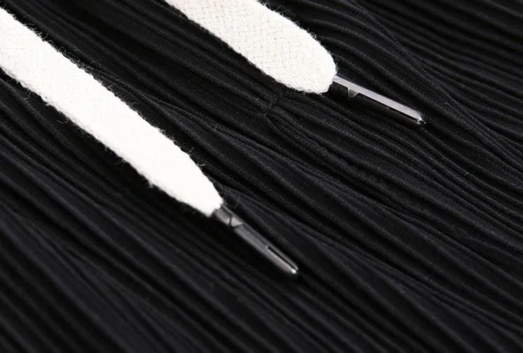 Chicmy-Korean style, Korean men's outfit, minimalist style, street fashion No. 922 PLEATED WIDE PANTS