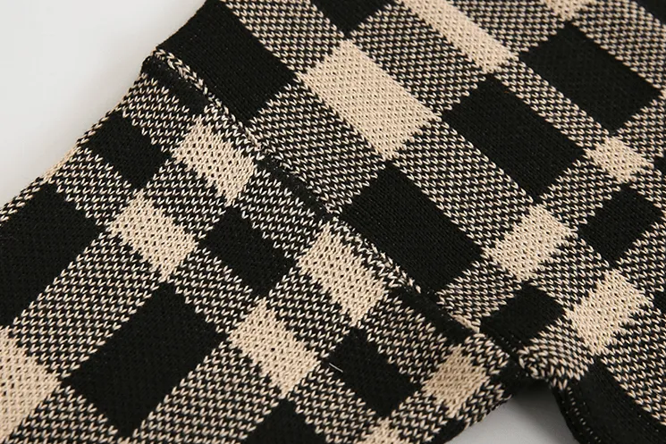 Chicmy-Korean style, Korean men's outfit, minimalist style, street fashion PLAID V-NECK SWEATER