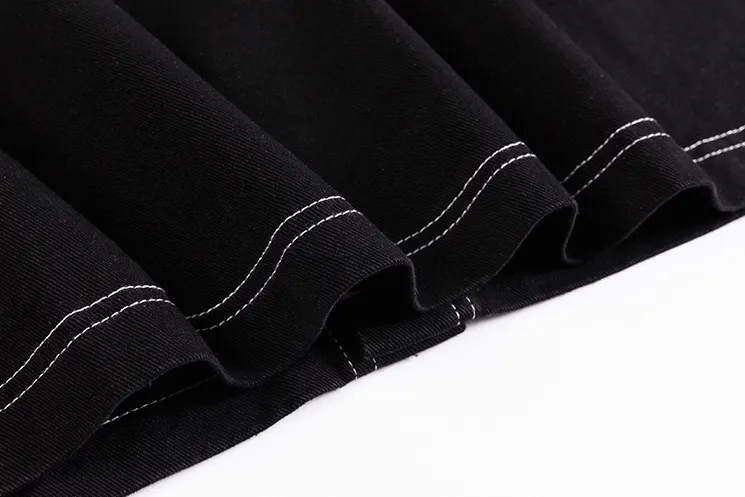 Chicmy-Korean style, Korean men's outfit, minimalist style, street fashion POCKET STITCHED DENIM JK