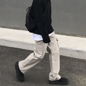 Chicmy-Korean style, Korean men's outfit, minimalist style, street fashion SIDE POCKET PANTS