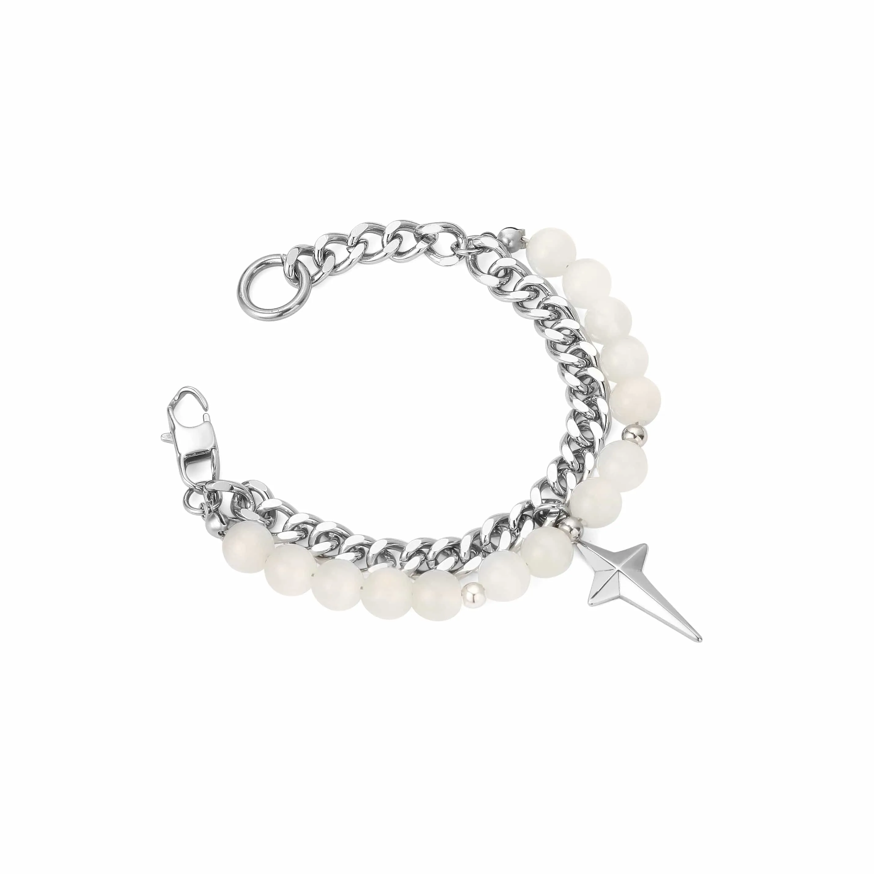 Chicmy-Korean style, Korean men's outfit, minimalist style, street fashionPENDANT PEARL DOUBLE LAYER BRACELET