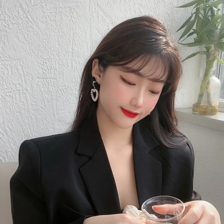 Chicmy-Korean Temperament Retro Rhinestone Bow Clip Earrings