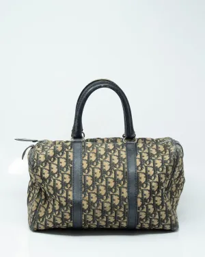 Christian Dior Navy Oblique Boston Bag ASL2355