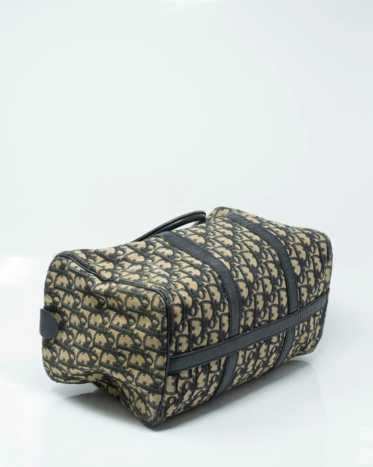 Christian Dior Navy Oblique Boston Bag ASL2355