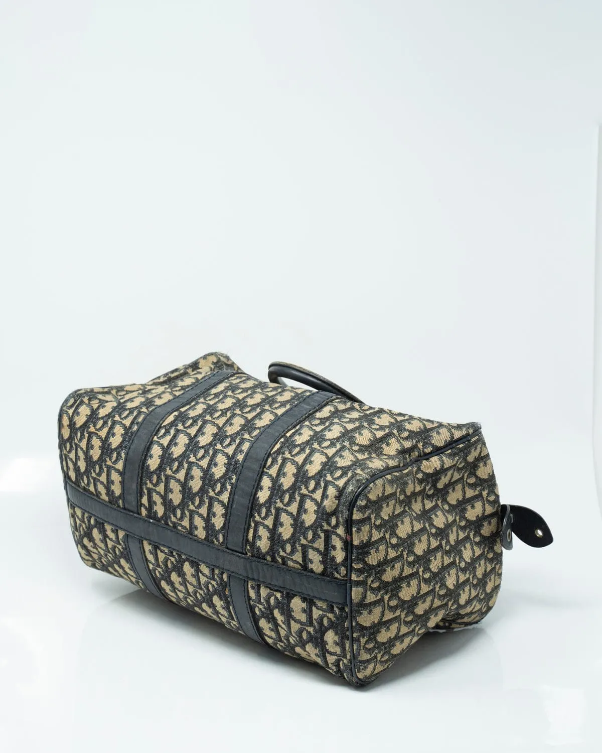 Christian Dior Navy Oblique Boston Bag ASL2355