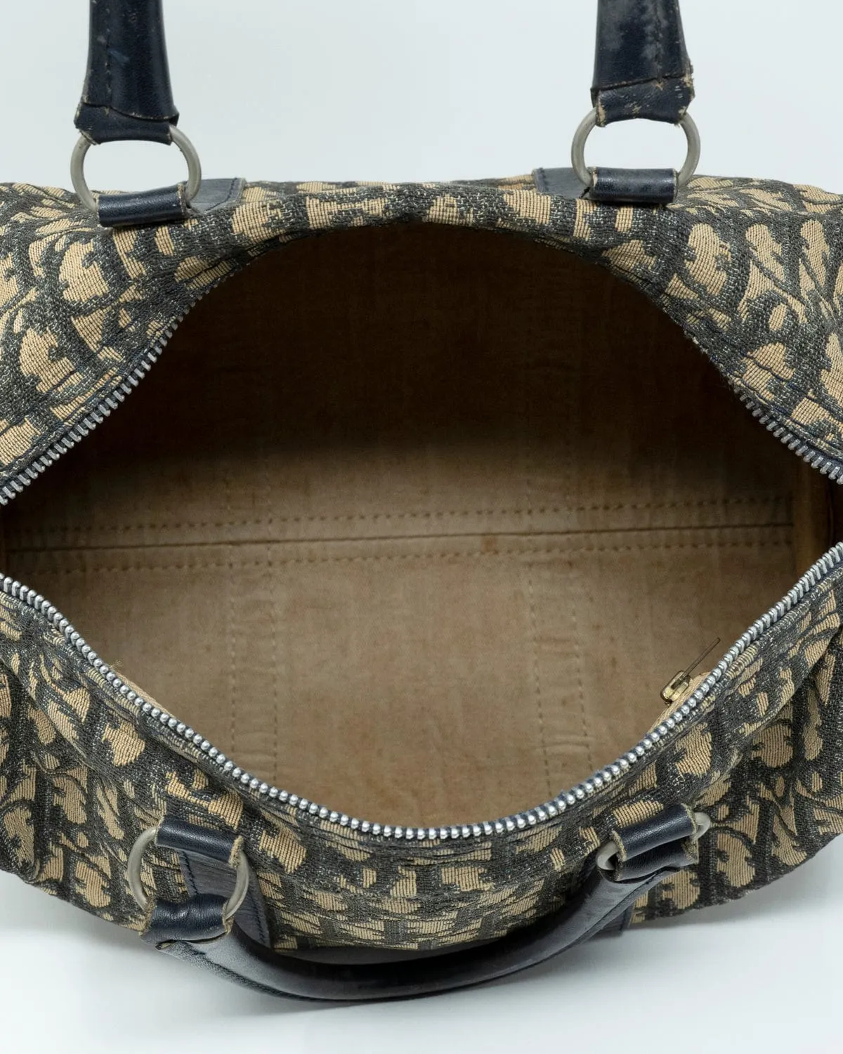 Christian Dior Navy Oblique Boston Bag ASL2355