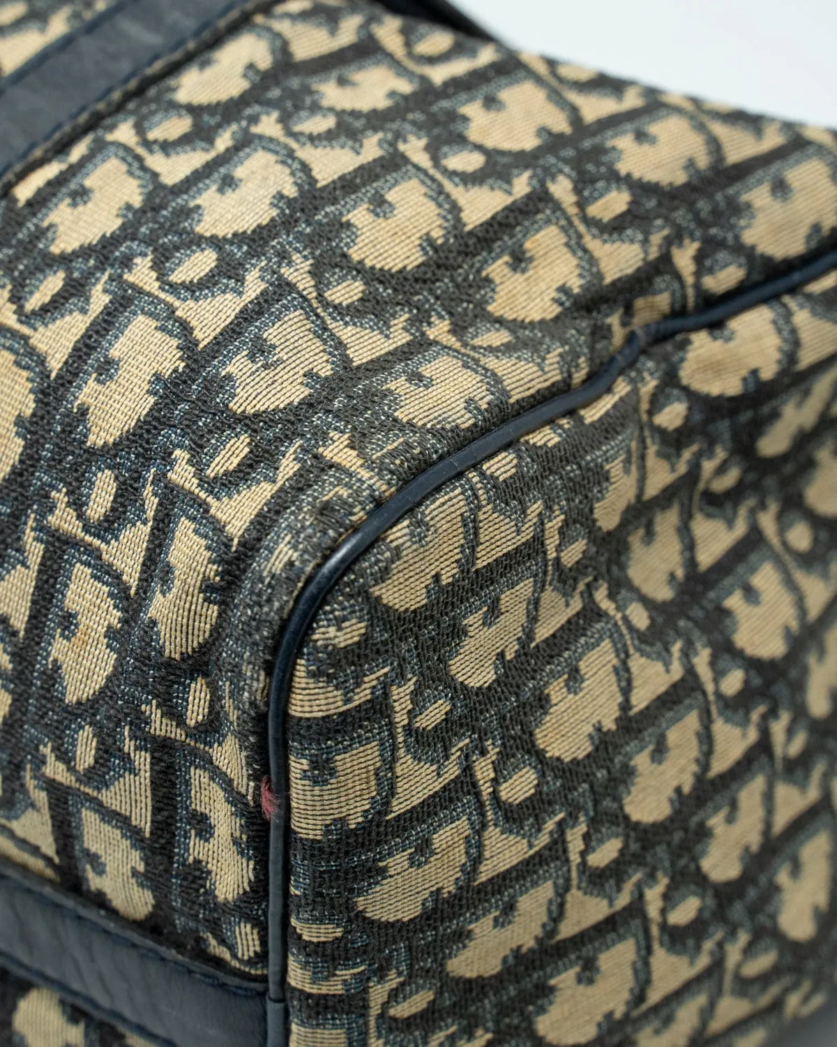 Christian Dior Navy Oblique Boston Bag ASL2355
