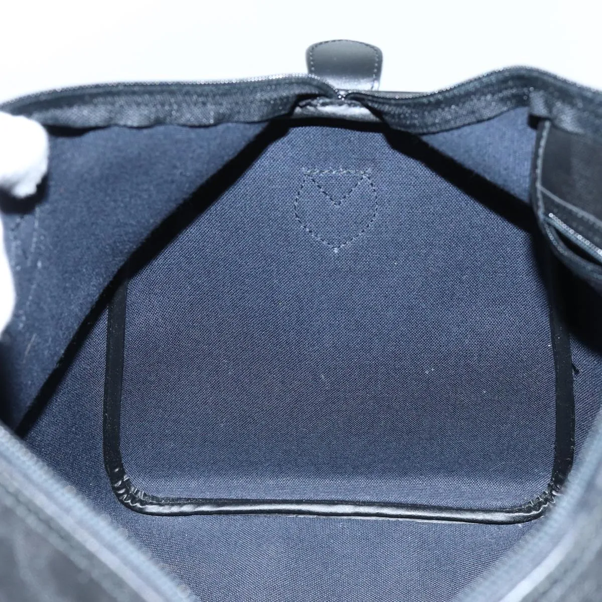 CHRISTIAN DIOR Trotter Canvas Boston Bag 2way Black Auth yk11514