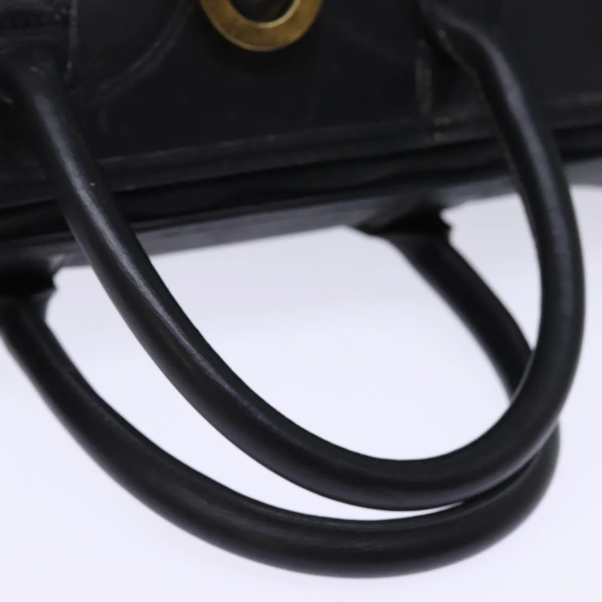 CHRISTIAN DIOR Trotter Canvas Boston Bag Black Auth yk12582