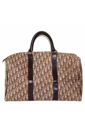 CHRISTIAN DIOR Vintage Monogram Trotter Boston Bag