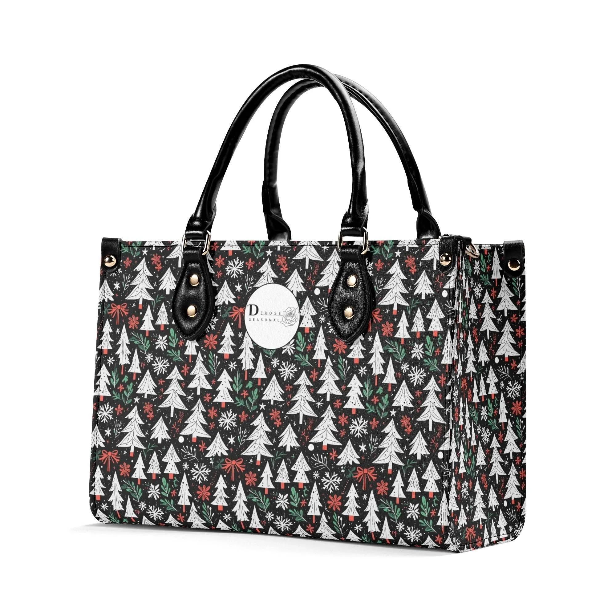 Christmas Tree Luxury Women Leather Handbag (3 sizes)