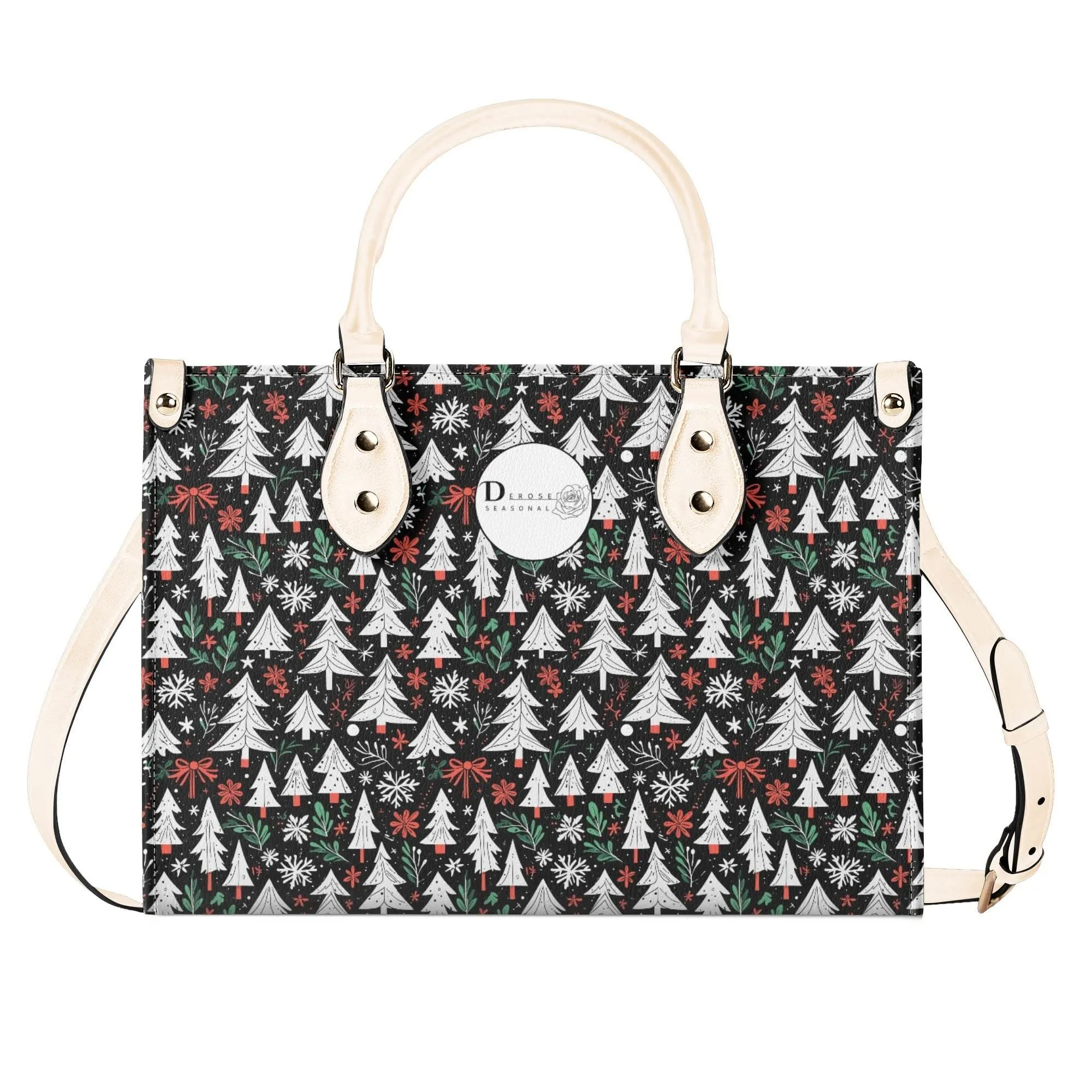 Christmas Tree Luxury Women Leather Handbag (3 sizes)