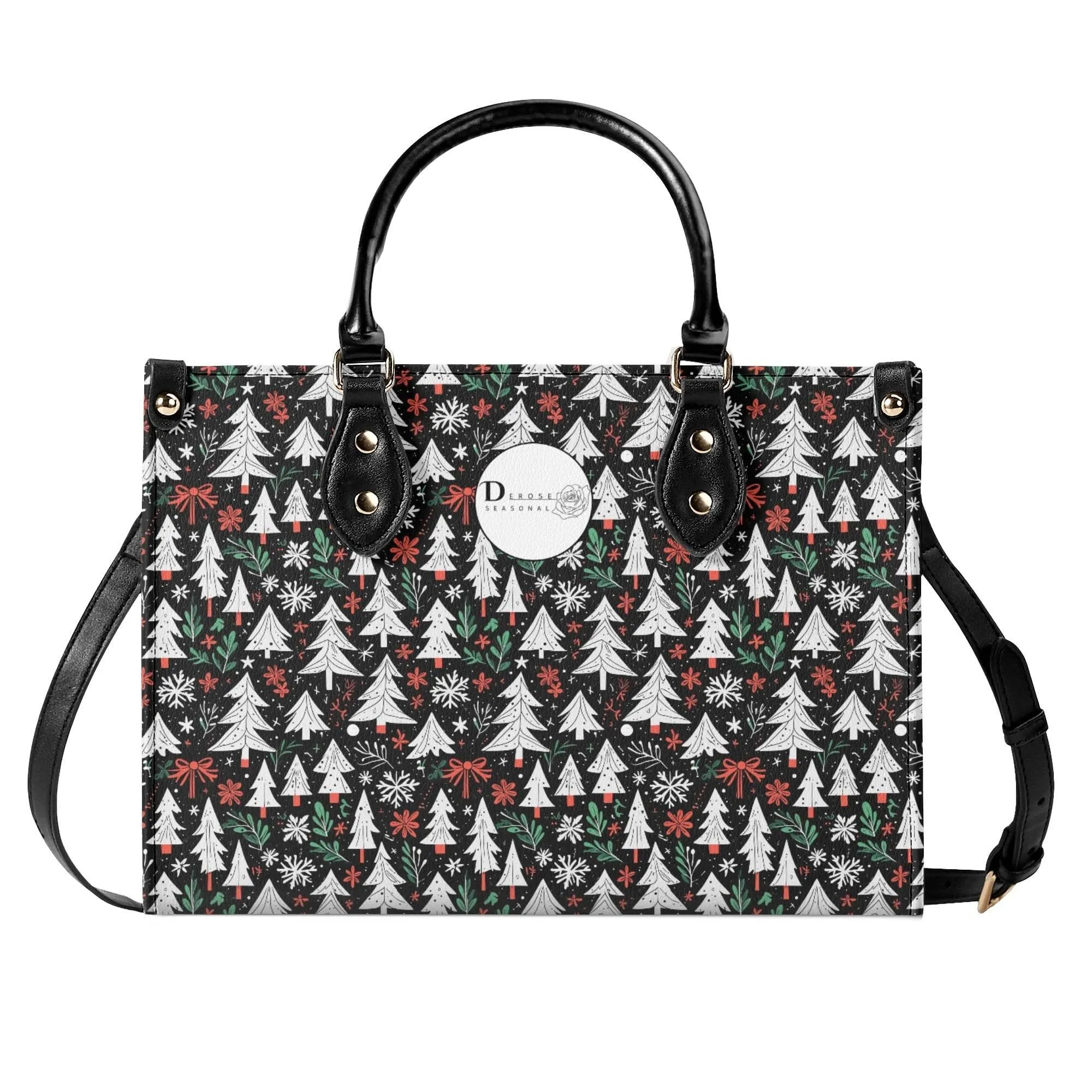 Christmas Tree Luxury Women Leather Handbag (3 sizes)