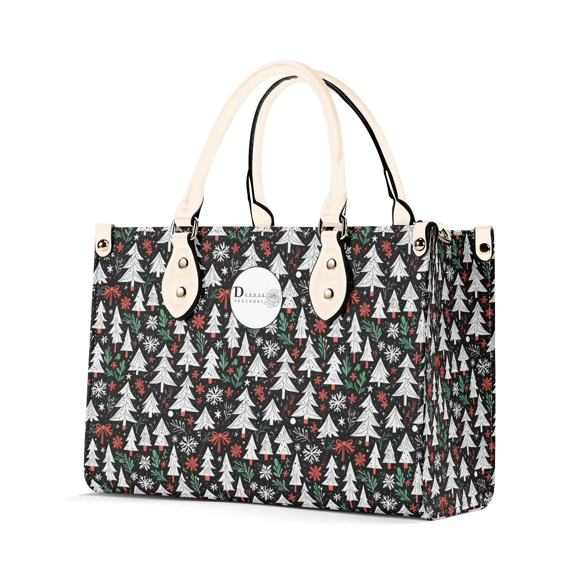 Christmas Tree Luxury Women Leather Handbag (3 sizes)
