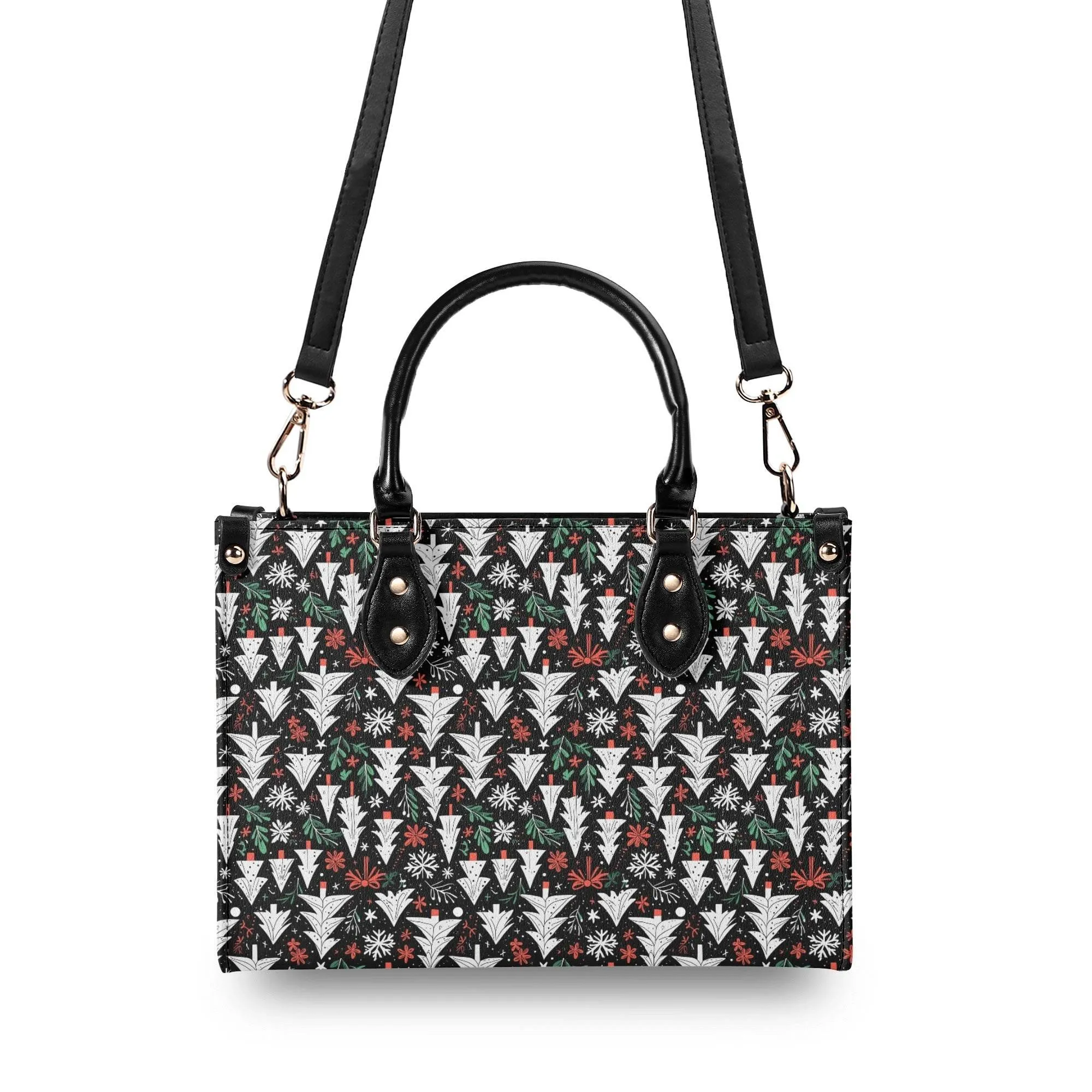 Christmas Tree Luxury Women Leather Handbag (3 sizes)