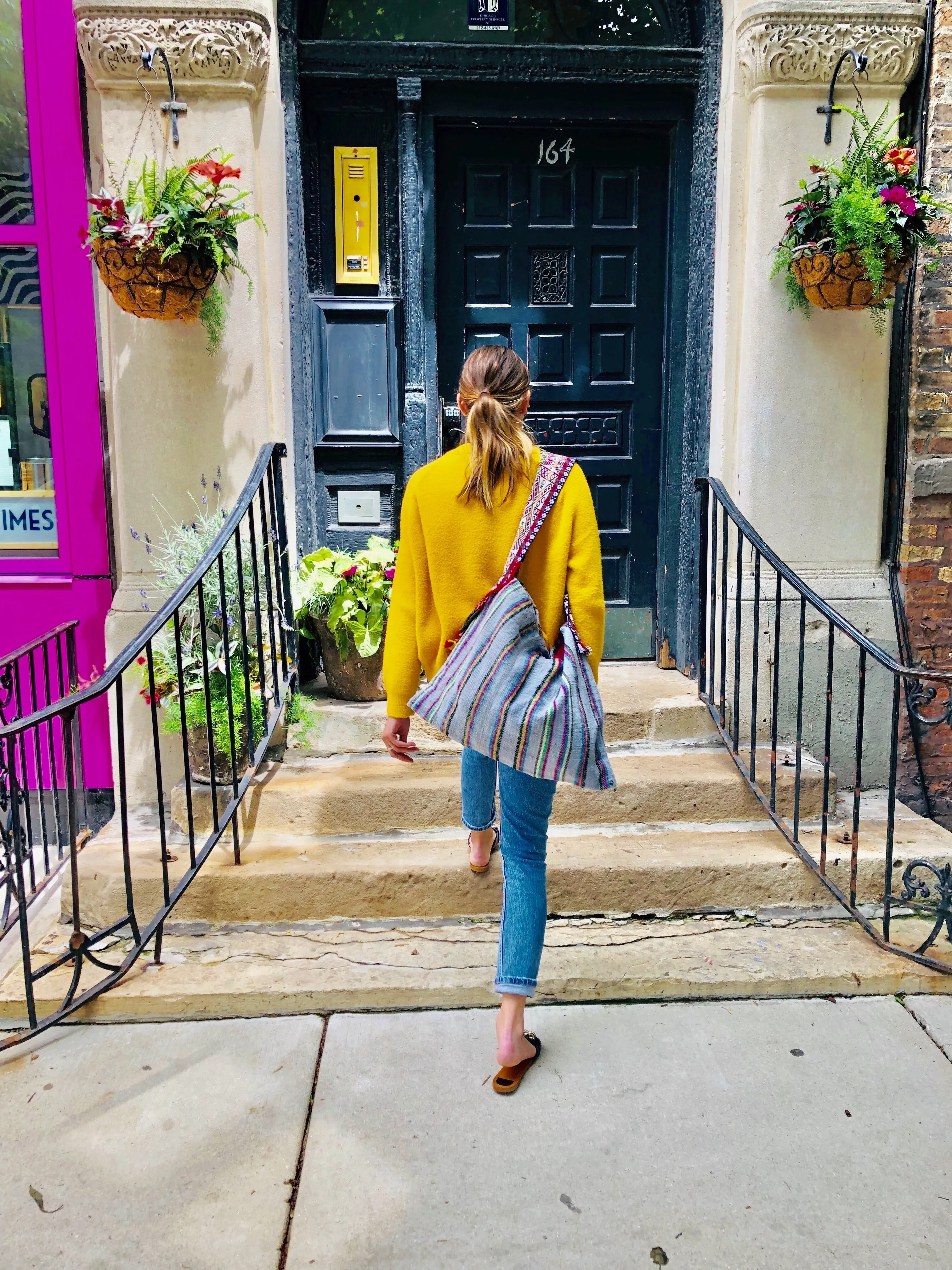 Cinturon Hobo Bag in Stripes (MORE COLORS)