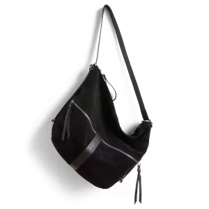 city safari™ | black suede | 3 in 1 adjustable | choose size   lining   pulls   hardware finish