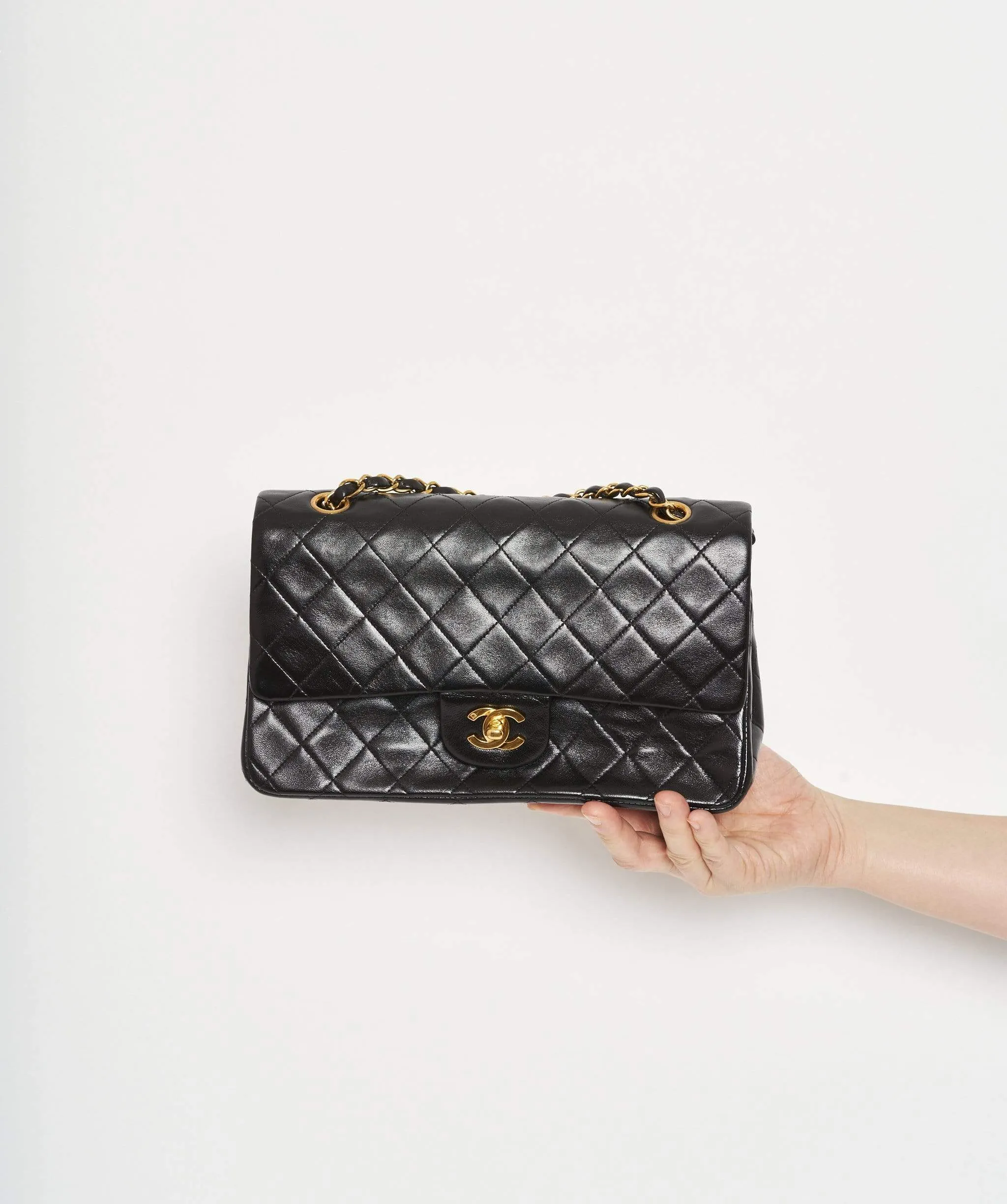 Classic chanel flap 10 inch black