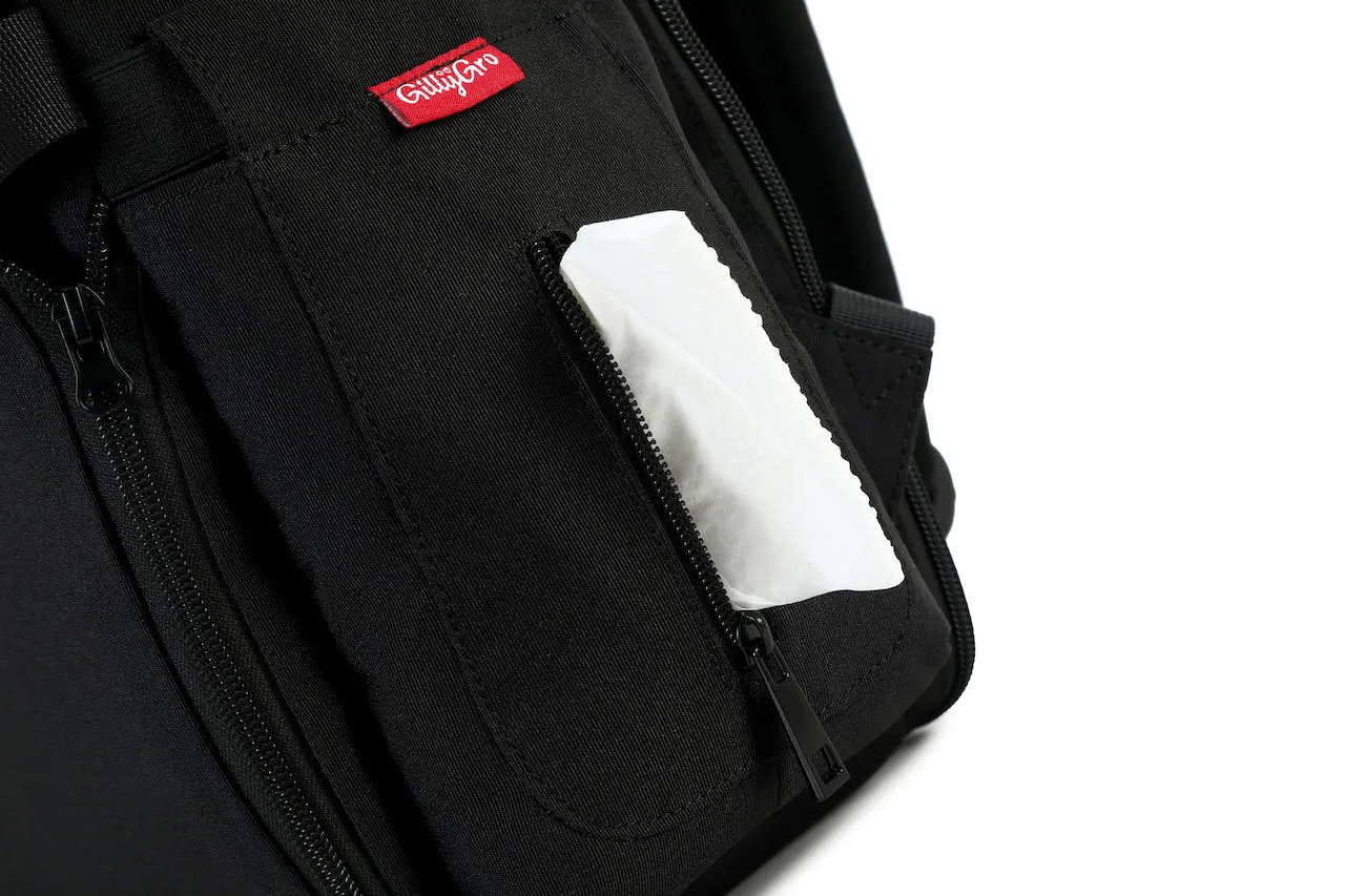 Classic Gray Gillygro Multipurpose Baby Backpack
