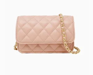 Classic Quilted Bag: Pink