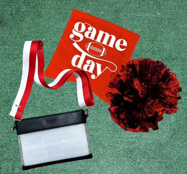 Clear Gameday Wristlet - Stadium Approved Small Handbag