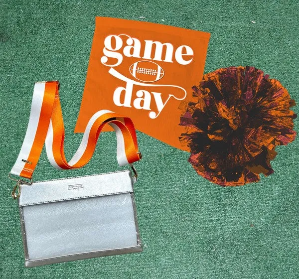 Clear Gameday Wristlet - Stadium Approved Small Handbag