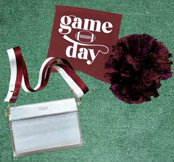 Clear Gameday Wristlet - Stadium Approved Small Handbag
