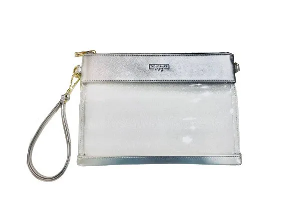 Clear Gameday Wristlet - Stadium Approved Small Handbag