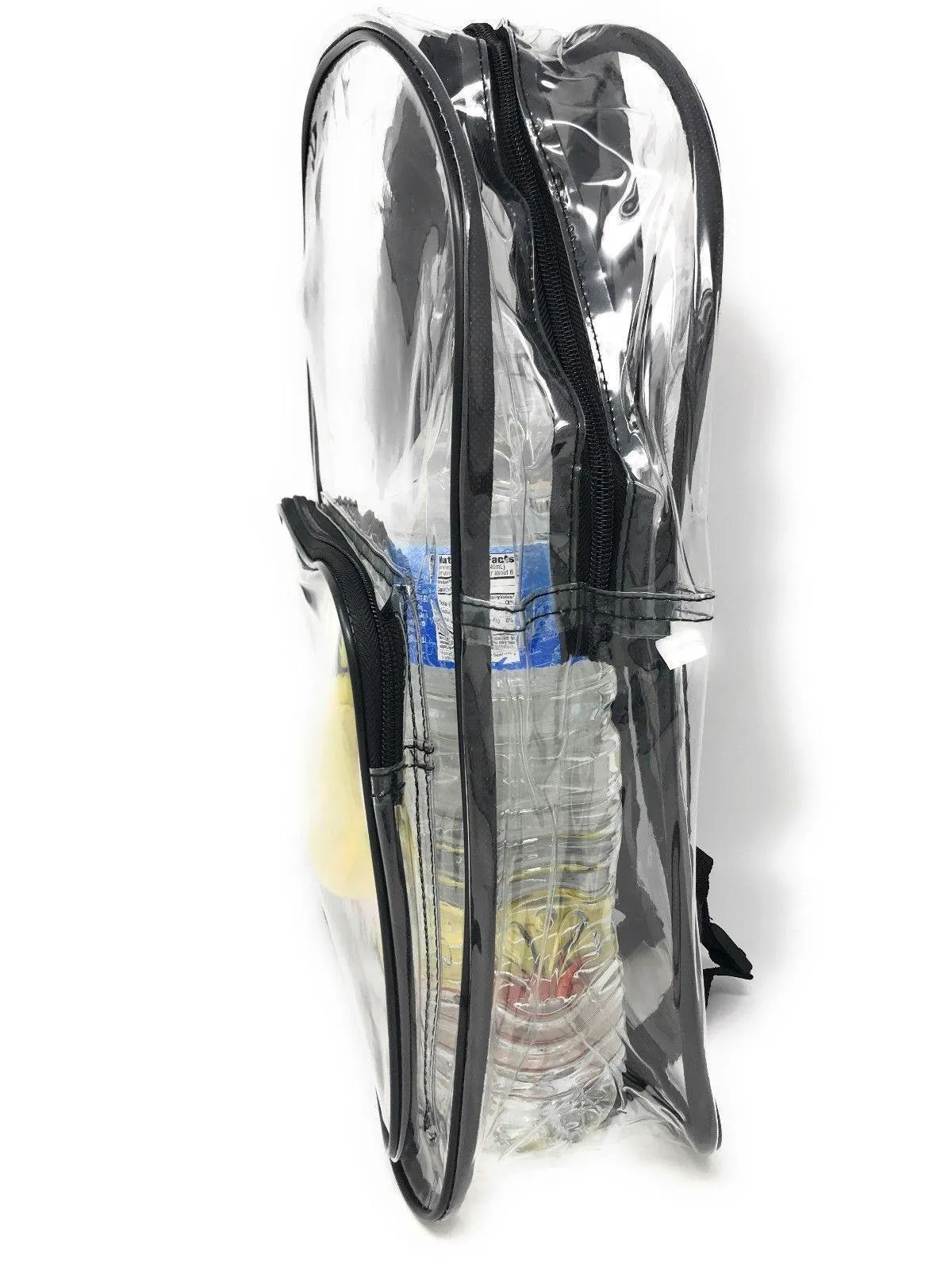 Clear Transparent Backpack Book Bag School Concerts Sports Stadium TSA Security