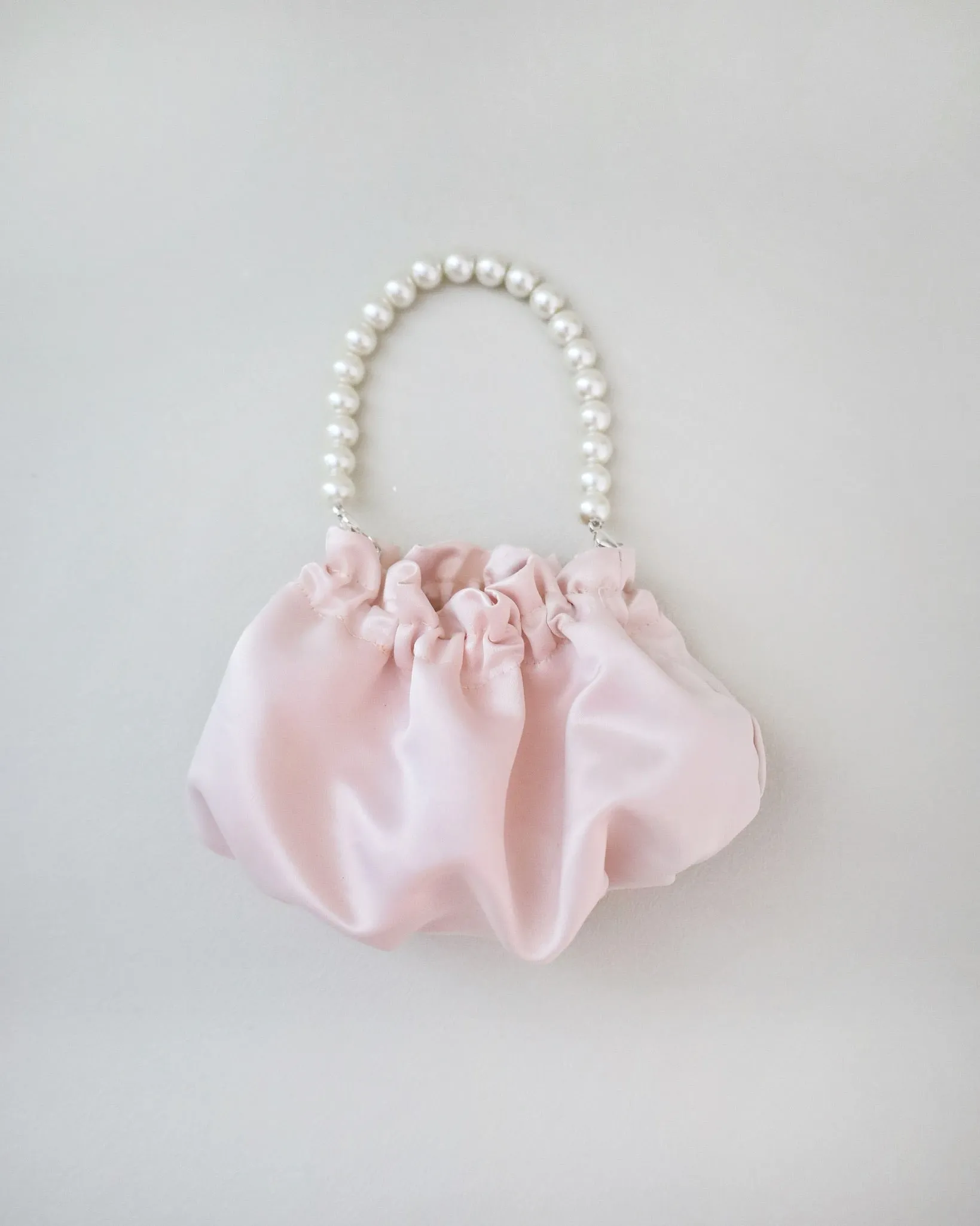 Cleo Pearl Satin Mini Pouch