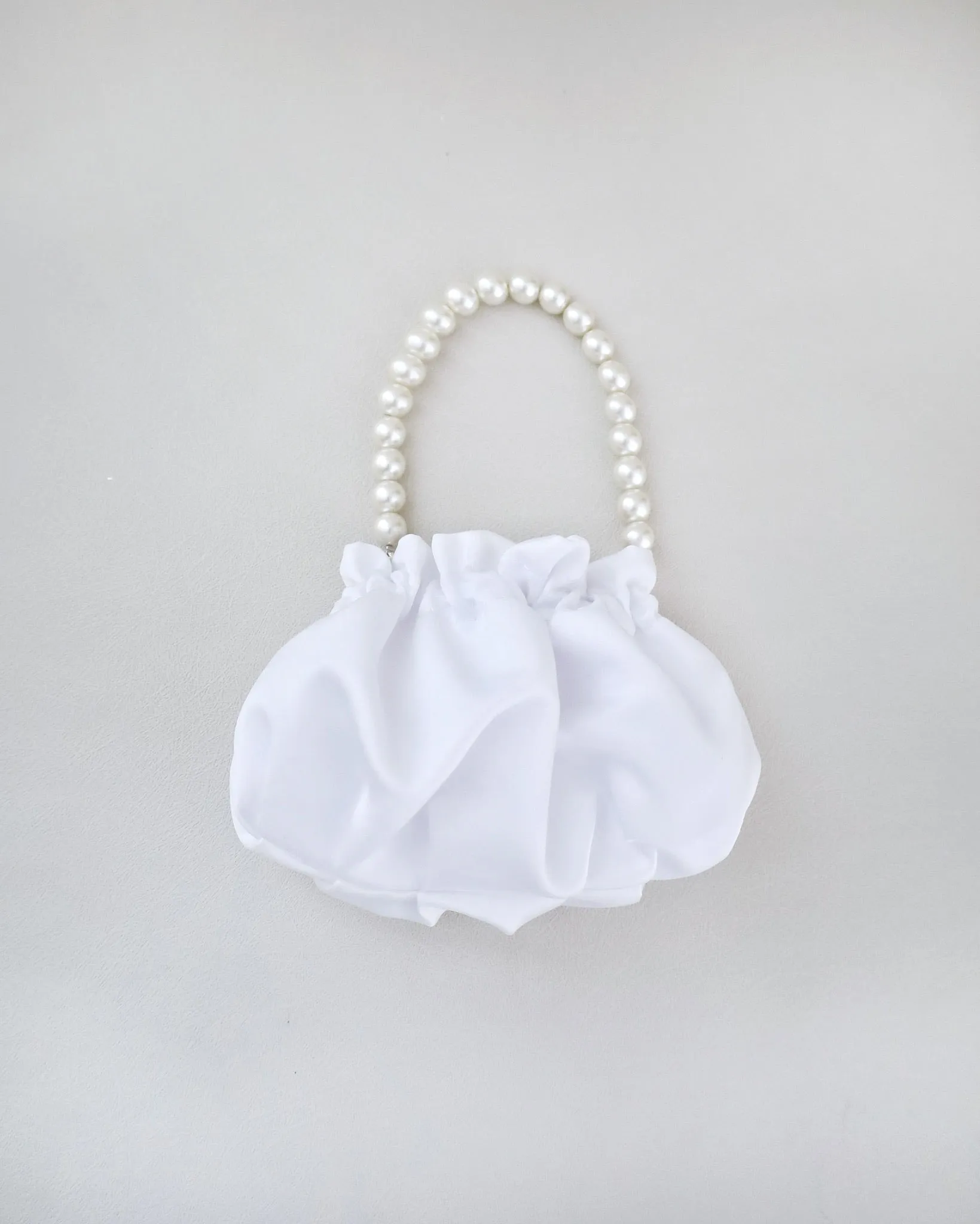 Cleo Pearl Satin Mini Pouch
