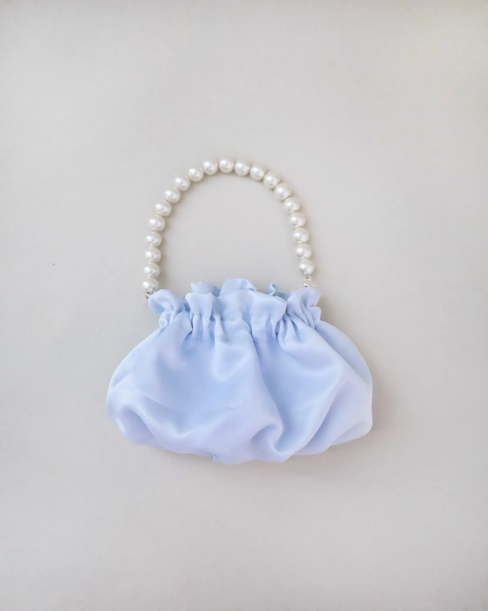 Cleo Pearl Satin Mini Pouch