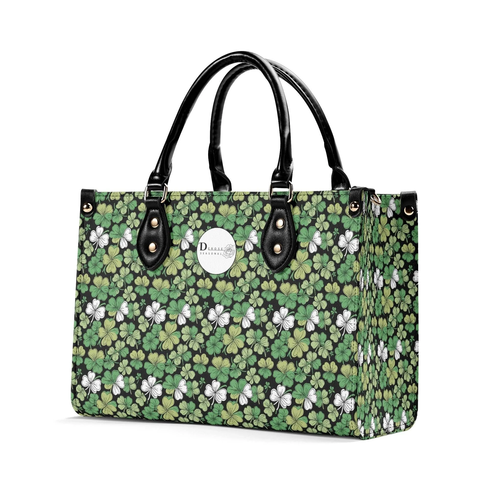 Clover Patch Luxury Women Leather Handbag (3 sizes)