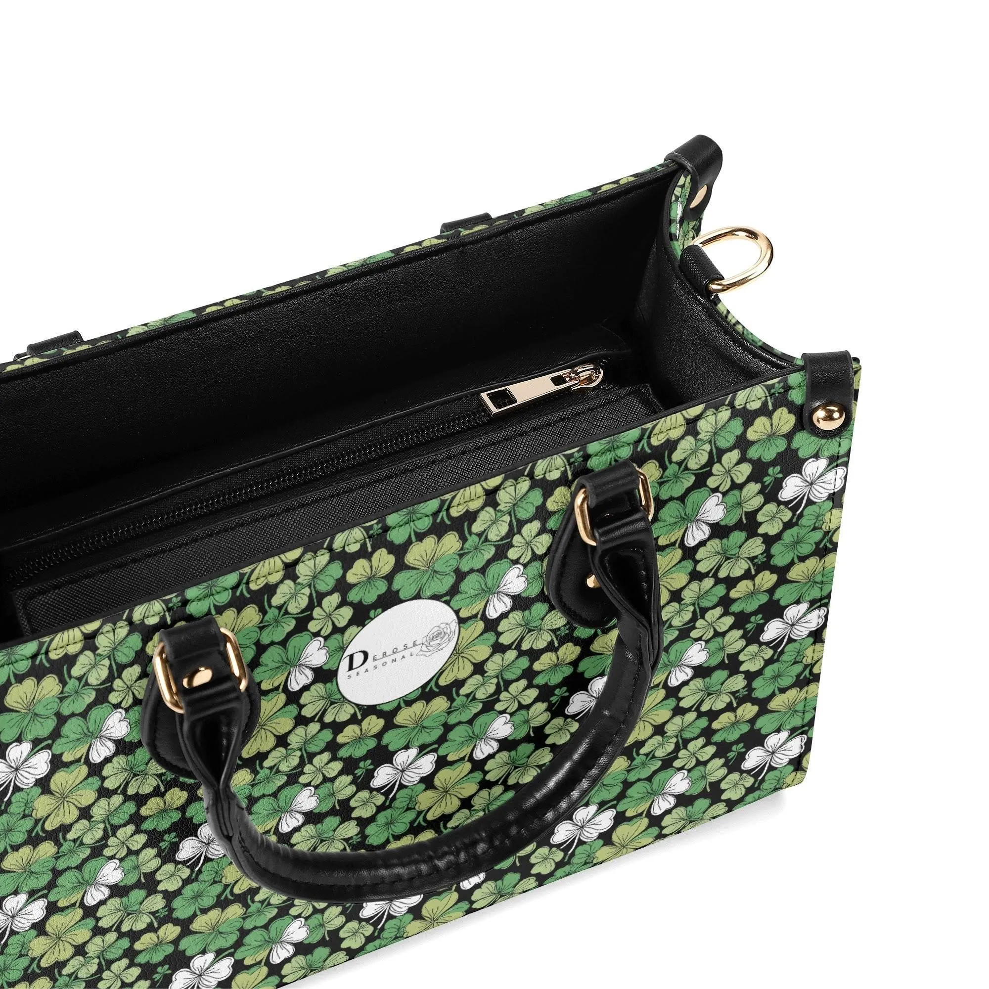 Clover Patch Luxury Women Leather Handbag (3 sizes)