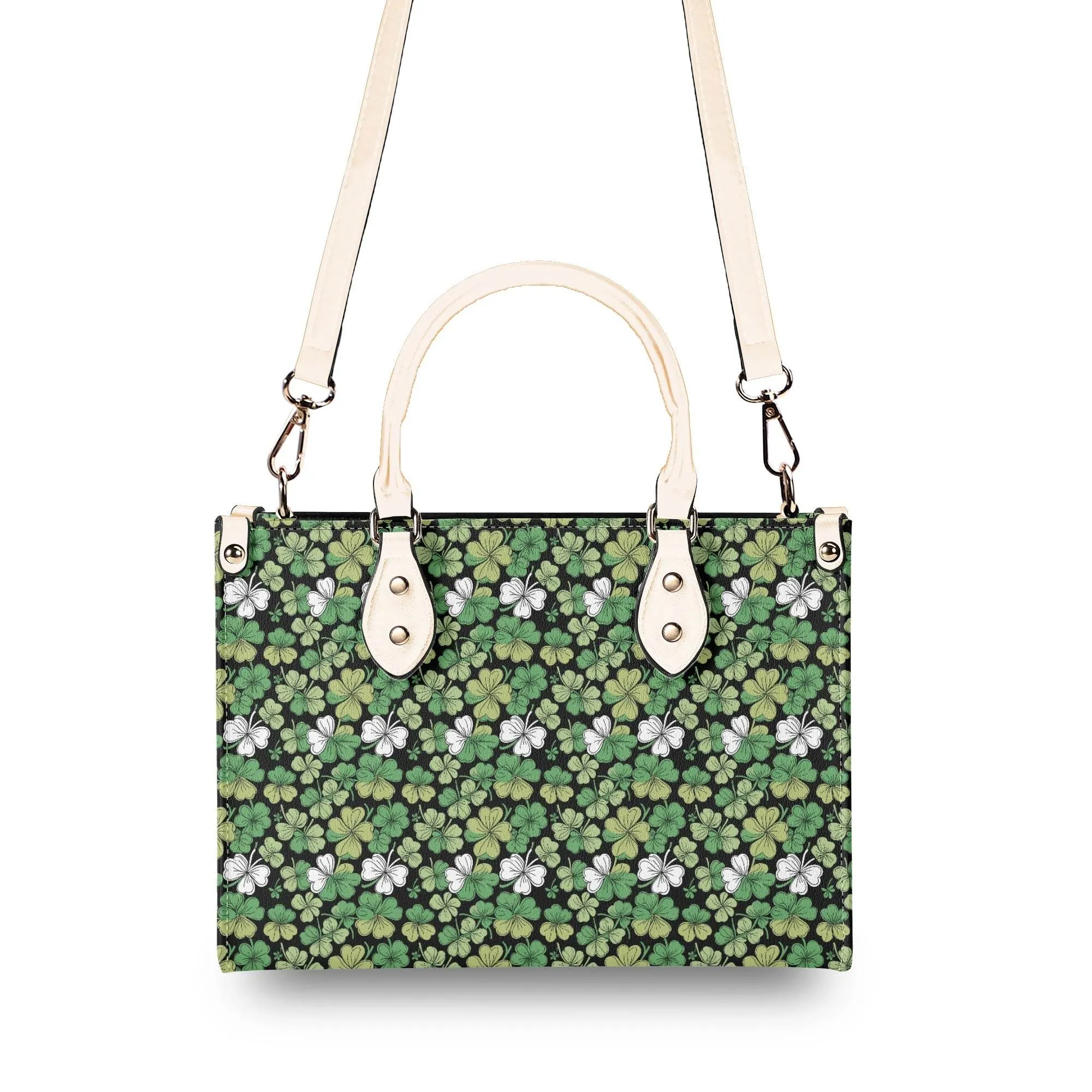 Clover Patch Luxury Women Leather Handbag (3 sizes)