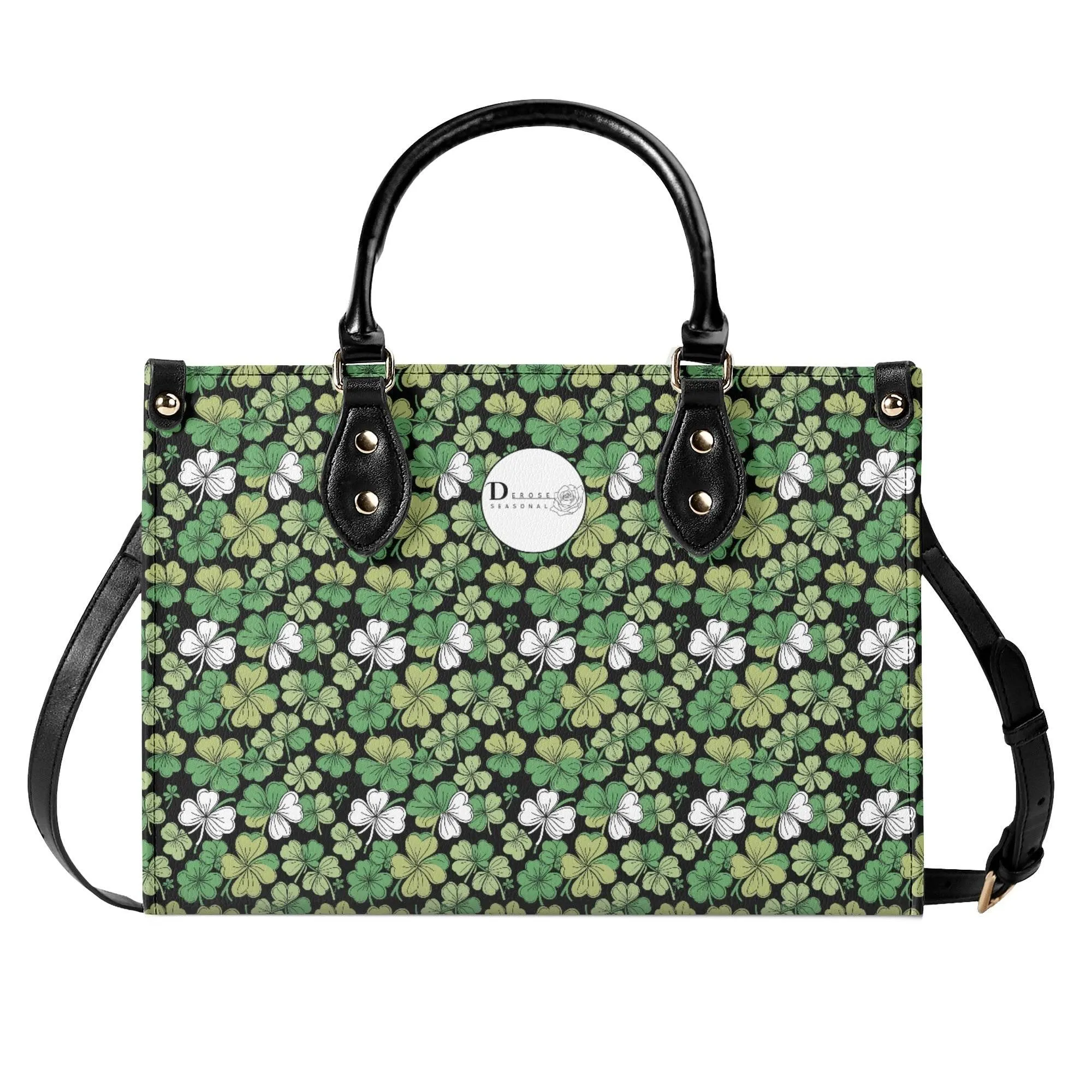 Clover Patch Luxury Women Leather Handbag (3 sizes)