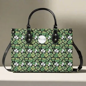 Clover Patch Luxury Women Leather Handbag (3 sizes)