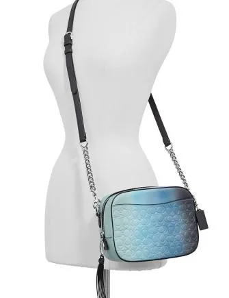 Coach Camera Bag in Ombré Signature Leather