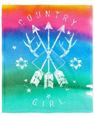 Country Girl® Arrows 50" x 60" Minky Blanket