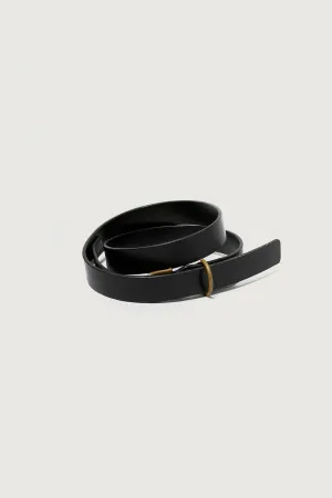 Cow Leather Belt - Black