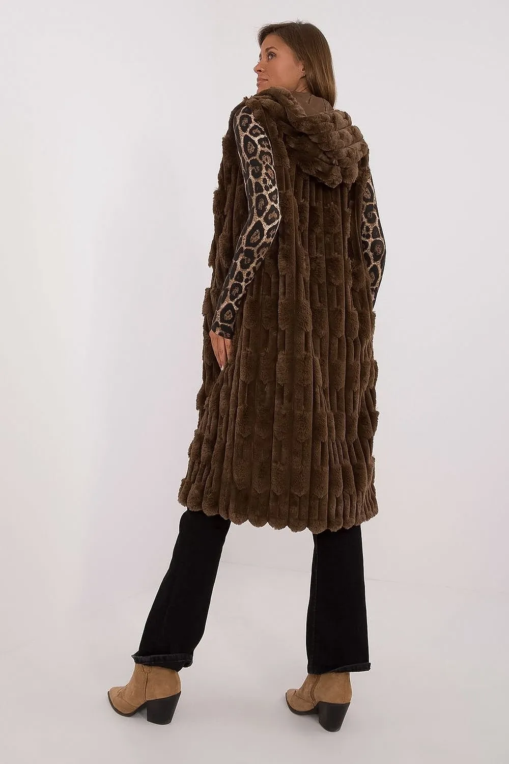 Cozy Cloud Long Fluffy Gilet