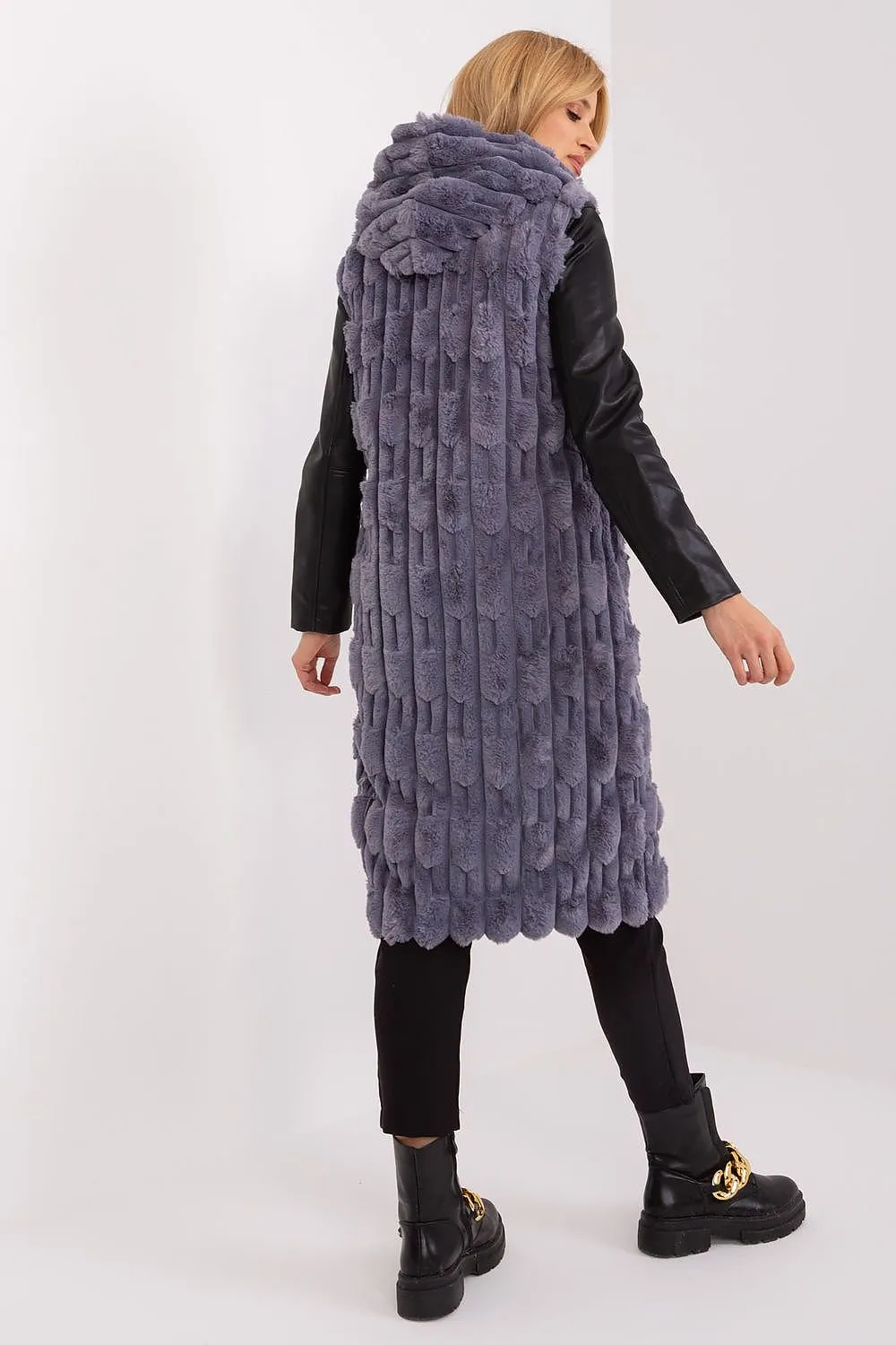 Cozy Cloud Long Fluffy Gilet