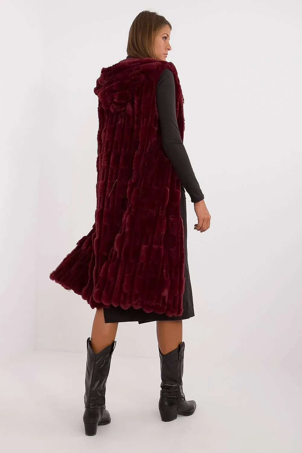 Cozy Cloud Long Fluffy Gilet